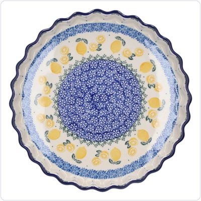 Bunzlau Quiche ovenschaal Ø24,5cm (1637) - Lemons (3495)