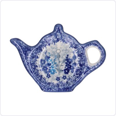 Bunzlau Theepot theetipje (1766) - Delphinium (3315)