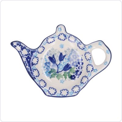 Bunzlau Theepot theetipje (1766) - Blue Garden (3316)