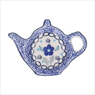 Bunzlau Theepot theetipje (1766) - Floral Ballet (3397)