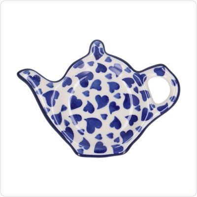 Bunzlau Theepot theetipje (1766) - Dancing Hearts (3411)