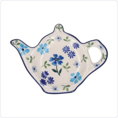 Bunzlau Theepot theetipje (1766) - Blossom Field (3509)