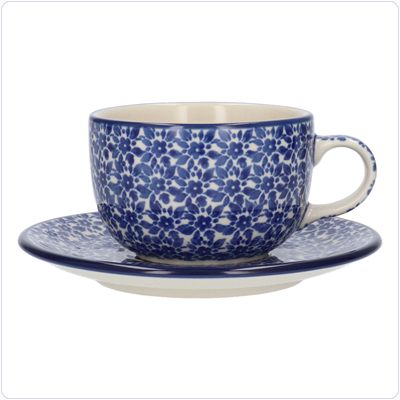 Bunzlau Kop & Schotel 240ml (1768) - Indigo (2396)