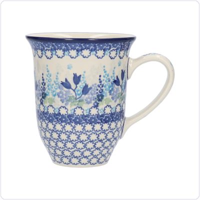 Bunzlau Tulp XL Beker 500ml (1826) - Blue Garden (3316)