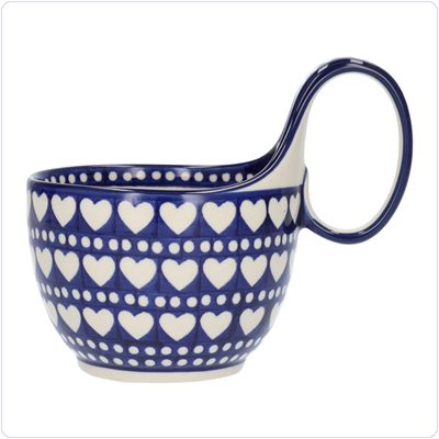Bunzlau Waterscoop/Soepkom (1845) - Blue Valentine (375E)