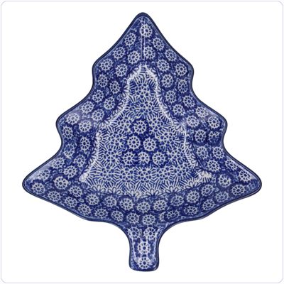 Bunzlau Kerstboom schaaltje/bordje (1926) - Lace (884)
