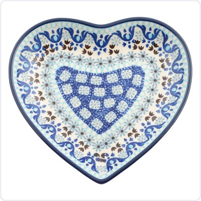 Bunzlau Bord Hart 18cm (1959) - Marrakesh (1026)