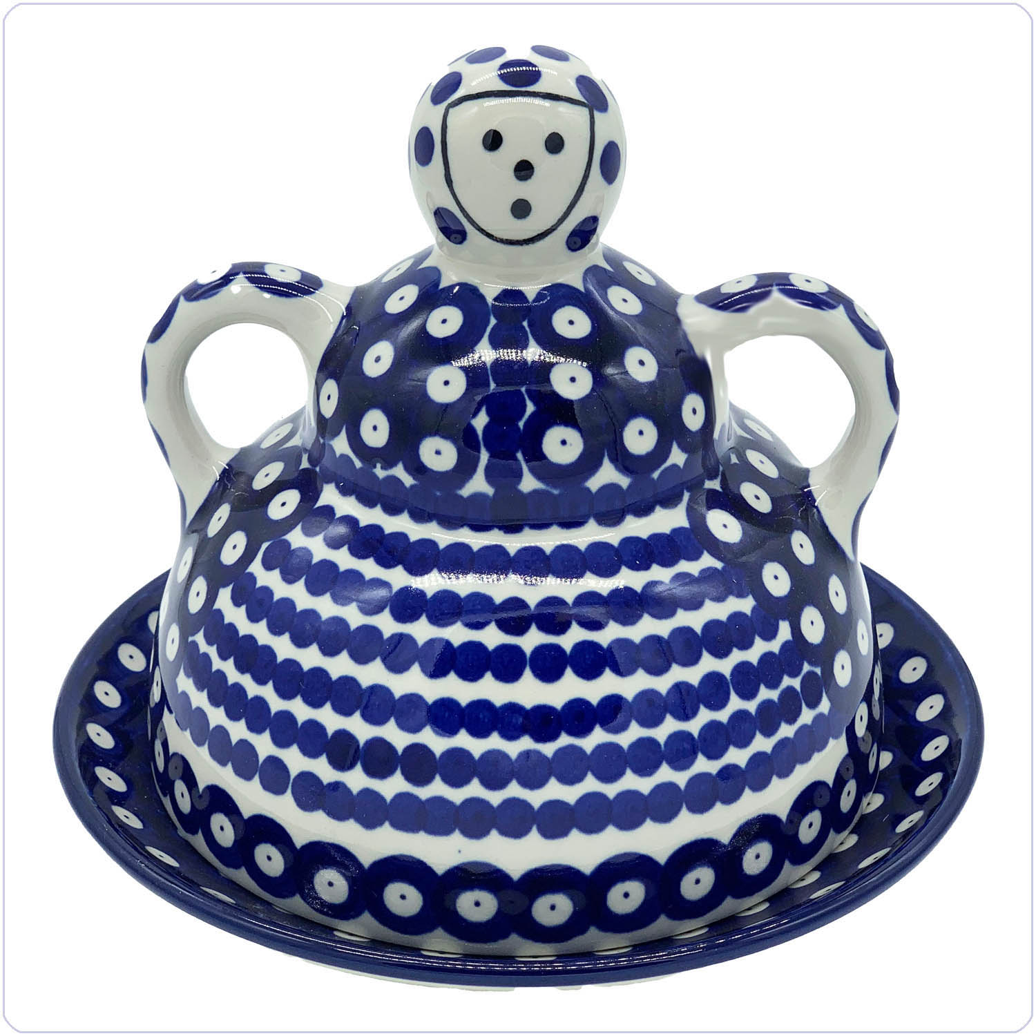 Bunzlau Kaasstolp 19 cm (201004) - Blue Eyes (71)