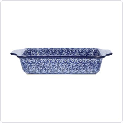 Bunzlau Ovenschaal 15x23cm (2084) - Lace (884)