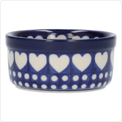 Bunzlau Ramekin bakje 100ml Ø8,5 (2095) - Blue Valentine (375E)