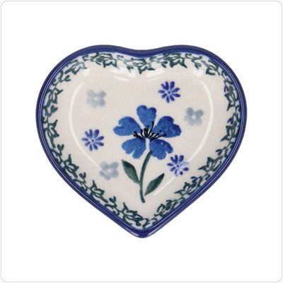 Bunzlau Hartje theetipje (2164) - Blossom Blue (3507)
