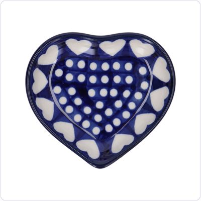 Bunzlau Hartje theetipje (2164) - Blue Valentine (375E)
