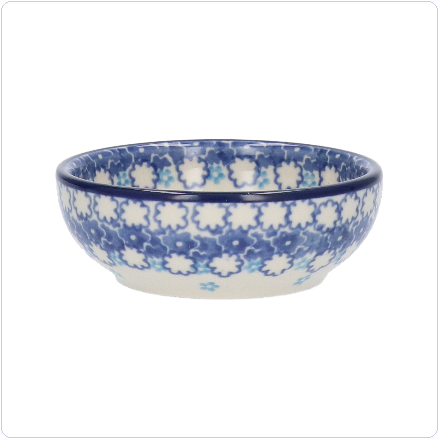 Bunzlau Serveerschaaltje 100ml Ø9 (2188) - Blue Garden (3316)