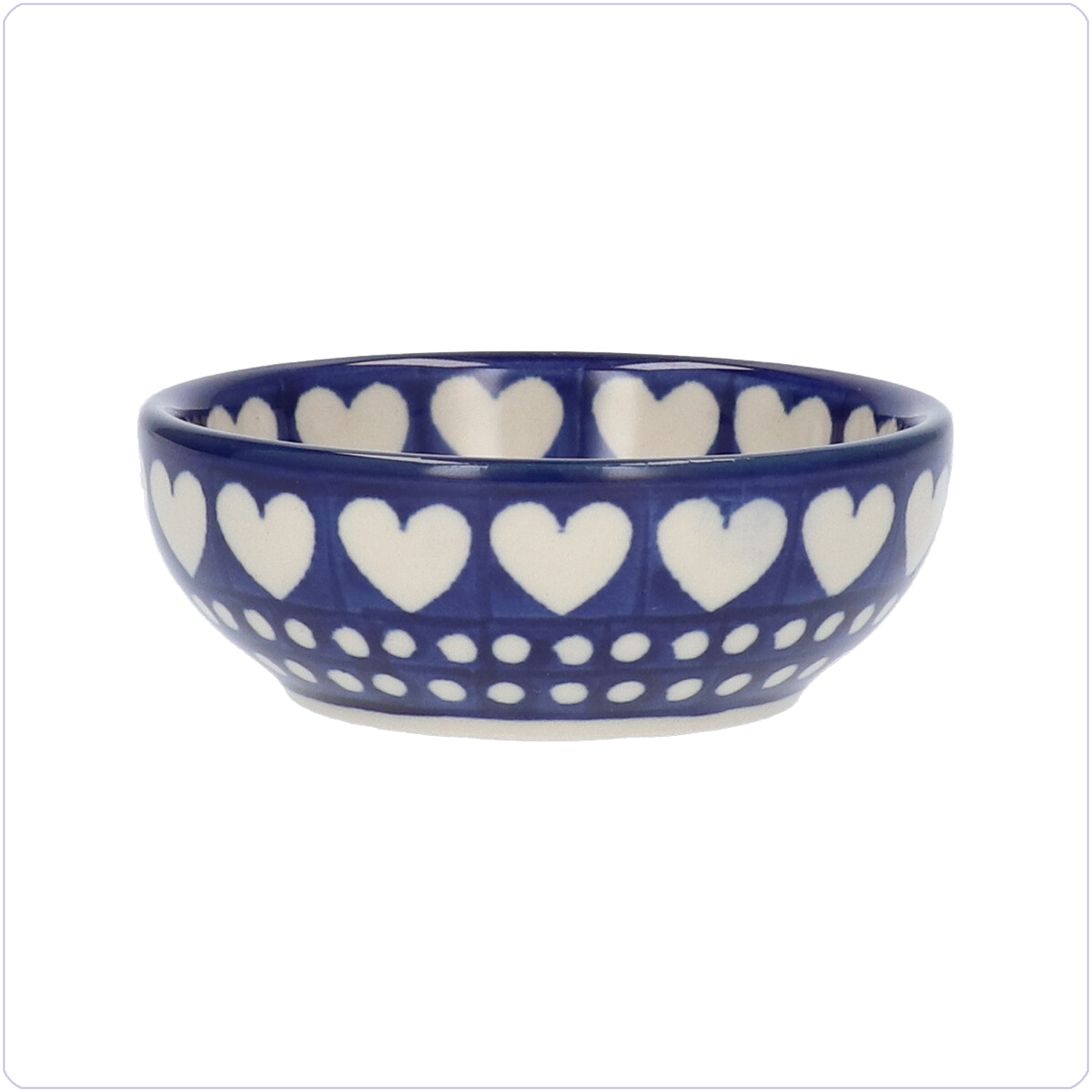 Bunzlau Serveerschaaltje 100ml Ø9 (2188) - Blue Valentine (375E)