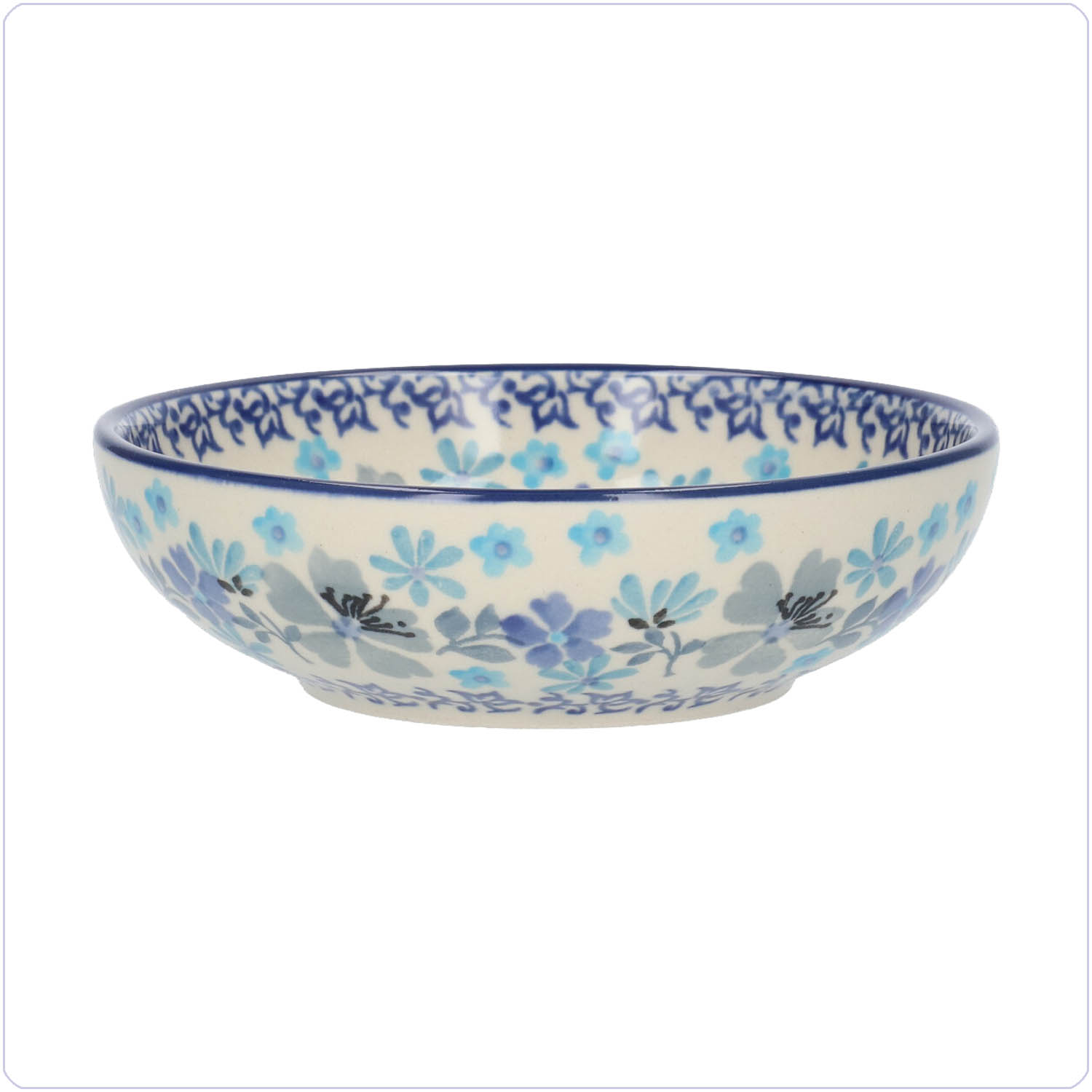 Bunzlau Serveerschaal 270ml Ø13 (2189) - Douce Fleur (3505)