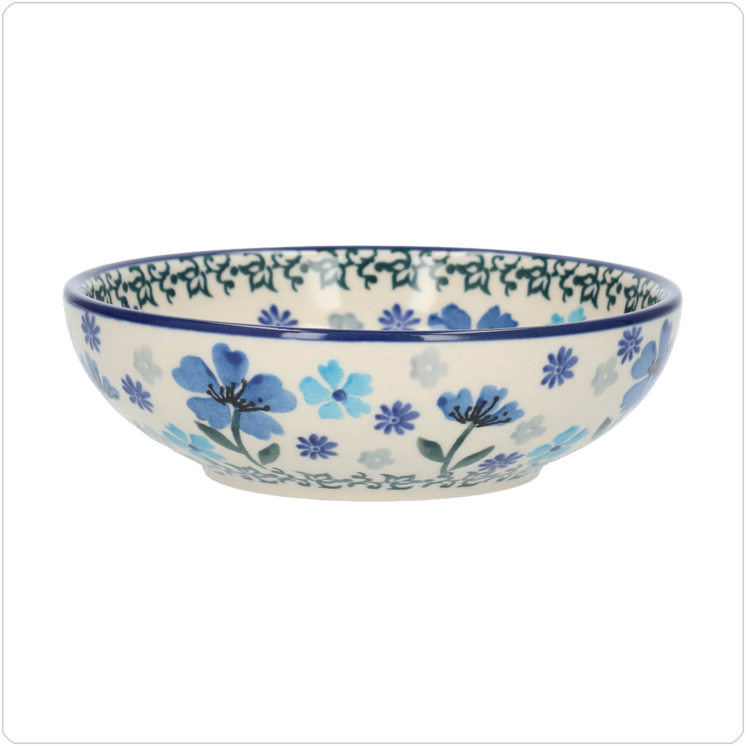 Bunzlau Serveerschaal 270ml Ø13 (2189) - Blossom Blue (3507)
