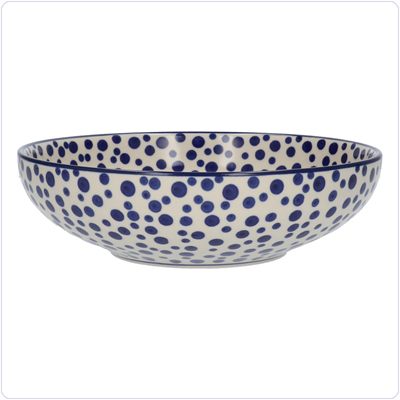 Bunzlau Serveerschaal 1250ml Ø22,5 (2191) - Crazy Dots (1813)