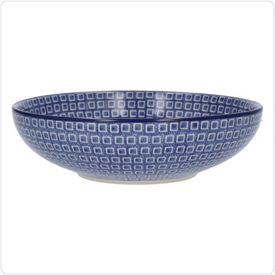 Bunzlau Serveerschaal 1250ml Ø22,5 (2191) - Blue Diamond (2253)