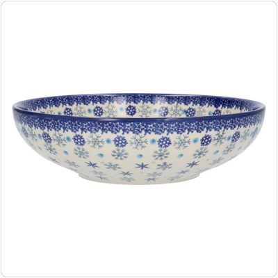 Bunzlau Serveerschaal 1250ml Ø22,5 (2191) - Ice Stars (2974)