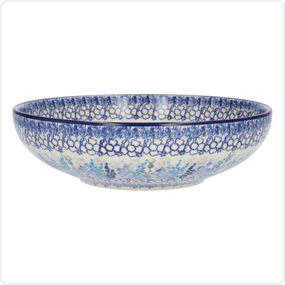 Bunzlau Serveerschaal 1250ml Ø22,5 (2191) - Delphinium (3315)