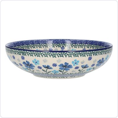 Bunzlau Serveerschaal 1250ml Ø22,5 (2191) - Blossom Blue (3507)