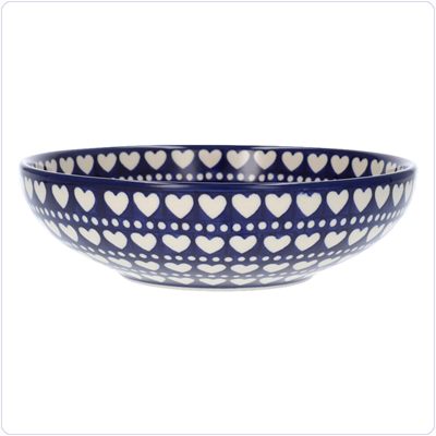 Bunzlau Serveerschaal 1250ml Ø22,5 (2191) - Blue Valentine (375E)
