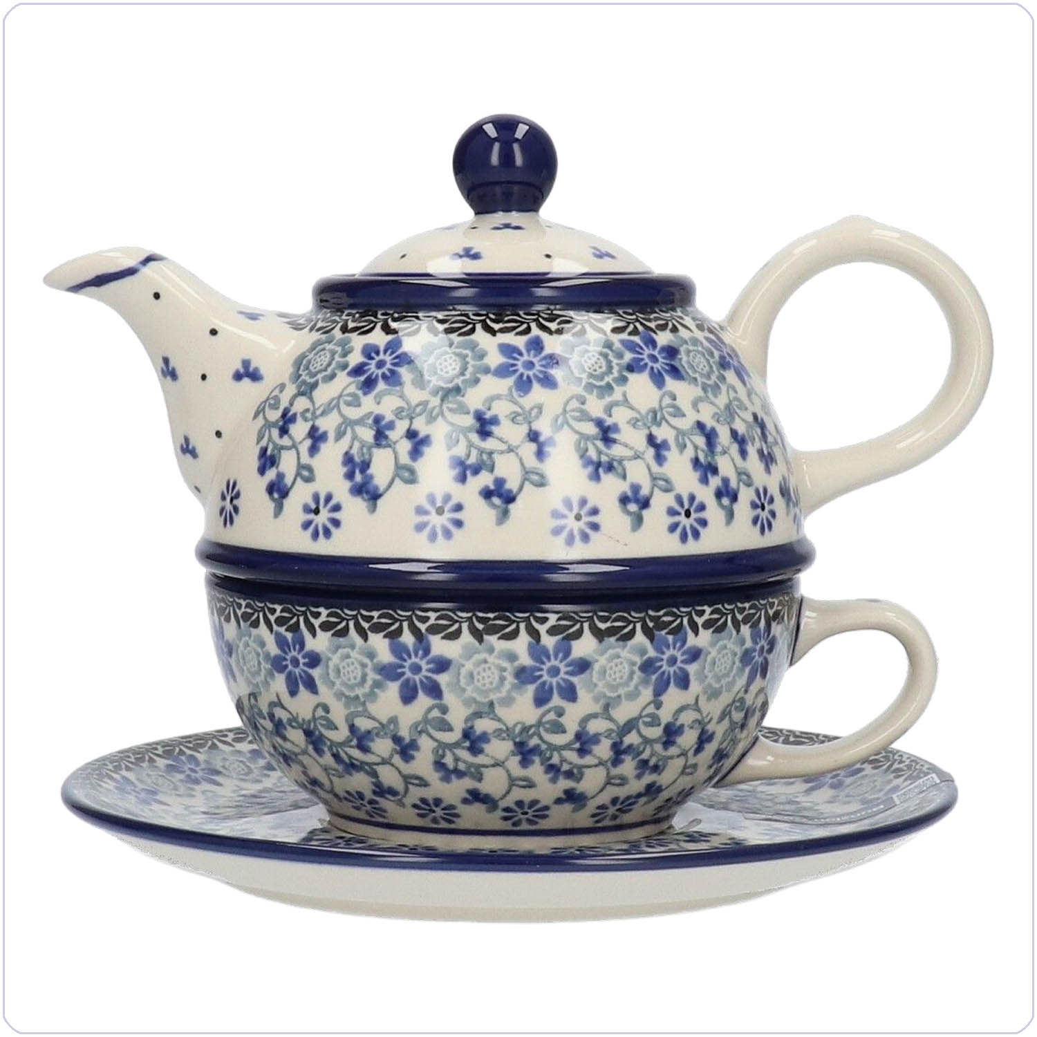 Bunzlau Tea for One 600ml (2201) - Belle Fleur (1829)