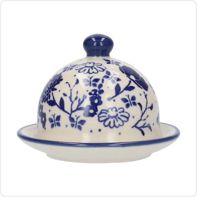 Bunzlau Botervlootje mini Ø9,5cm (2204) - Flower Festival (2888)
