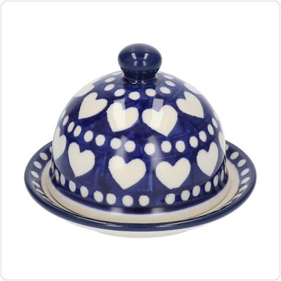 Bunzlau Botervlootje mini Ø9,5cm (2204) - Blue Valentine (375E)