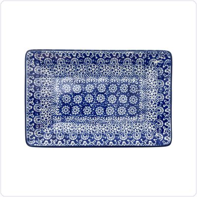 Bunzlau Plat bord sushi - S (2227) - Lace (884)