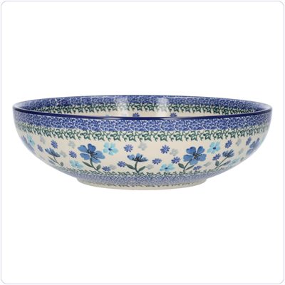 Bunzlau Serveerschaal 2650ml Ø27 (2236) - Blossom Blue (3507)