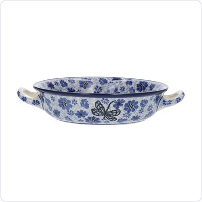 Bunzlau Ronde ovenschaal Ø17cm (2240) - Dragonfly (1443)