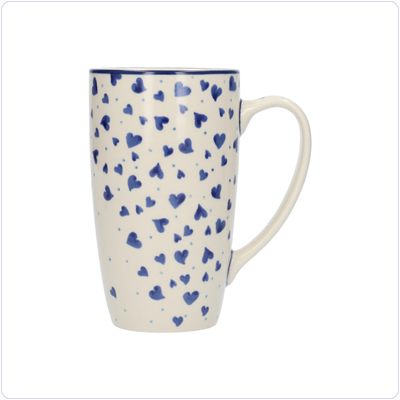 Bunzlau Slanke XL Mok 400ml (2252) - Hearts (2874)
