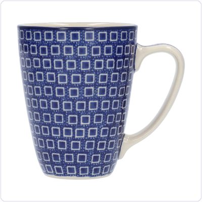 Bunzlau Mok met oor 300ml (2305) - Blue Diamond (2253)