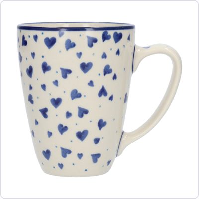 Bunzlau Mok met oor 300ml (2305) - Hearts (2874)