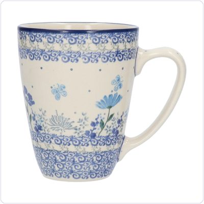 Bunzlau Mok met oor 300ml (2305) - Flower Meadow (3302)