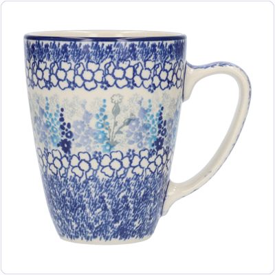 Bunzlau Mok met oor 300ml (2305) - Delphinium (3315)