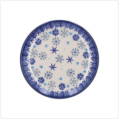 Bunzlau Cakebordje Ø12cm (2321) - Ice Stars (2974)