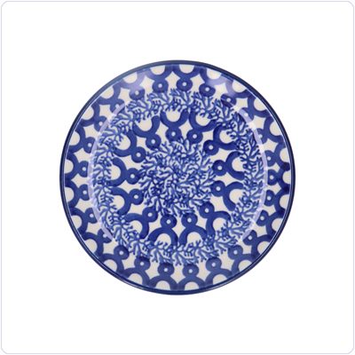 Bunzlau Cakebordje Ø12cm (2321) - Blue Harbour (3306)