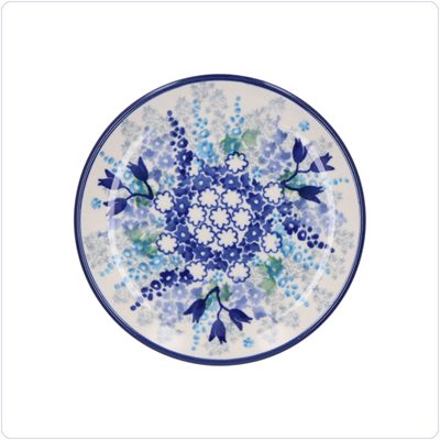 Bunzlau Cakebordje Ø12cm (2321) - Blue Garden (3316)