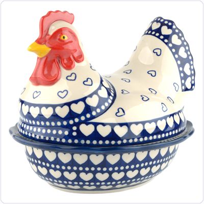 Bunzlau Grote kip 2delig (2343) - Blue Valentine (375E)