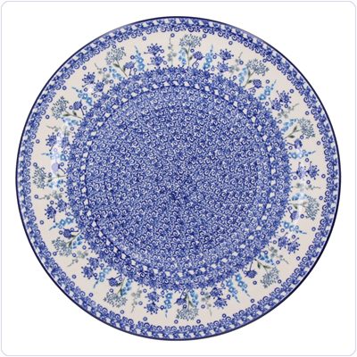 Bunzlau Groot pizzabord Ø33cm (2353) - Floral Party (2896)