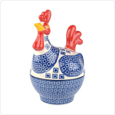 Bunzlau 2delige haan/kip (2361) - Blue Diamond (2253)
