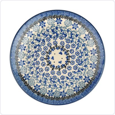 Bunzlau Plat ontbijtbord Ø19.5cm (2455) - Belle Fleur (1829)