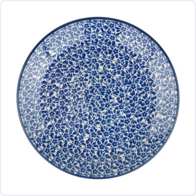 Bunzlau Plat ontbijtbord Ø19.5cm (2455) - Indigo (2396)