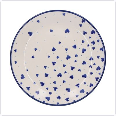 Bunzlau Plat ontbijtbord Ø19.5cm (2455) - Hearts (2874)