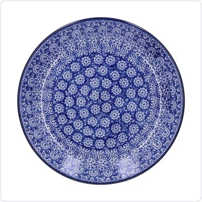 Bunzlau Plat ontbijtbord Ø19.5cm (2455) - Lace (884)