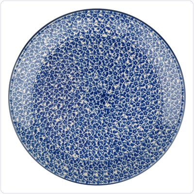 Bunzlau Plat dinerbord Ø25,5cm (2463) - Indigo (2396)