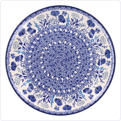 Bunzlau Plat dinerbord Ø25,5cm (2463) - Garden of Joy (2902)