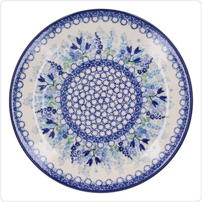 Bunzlau Plat dinerbord Ø25,5cm (2463) - Blue Garden (3316)